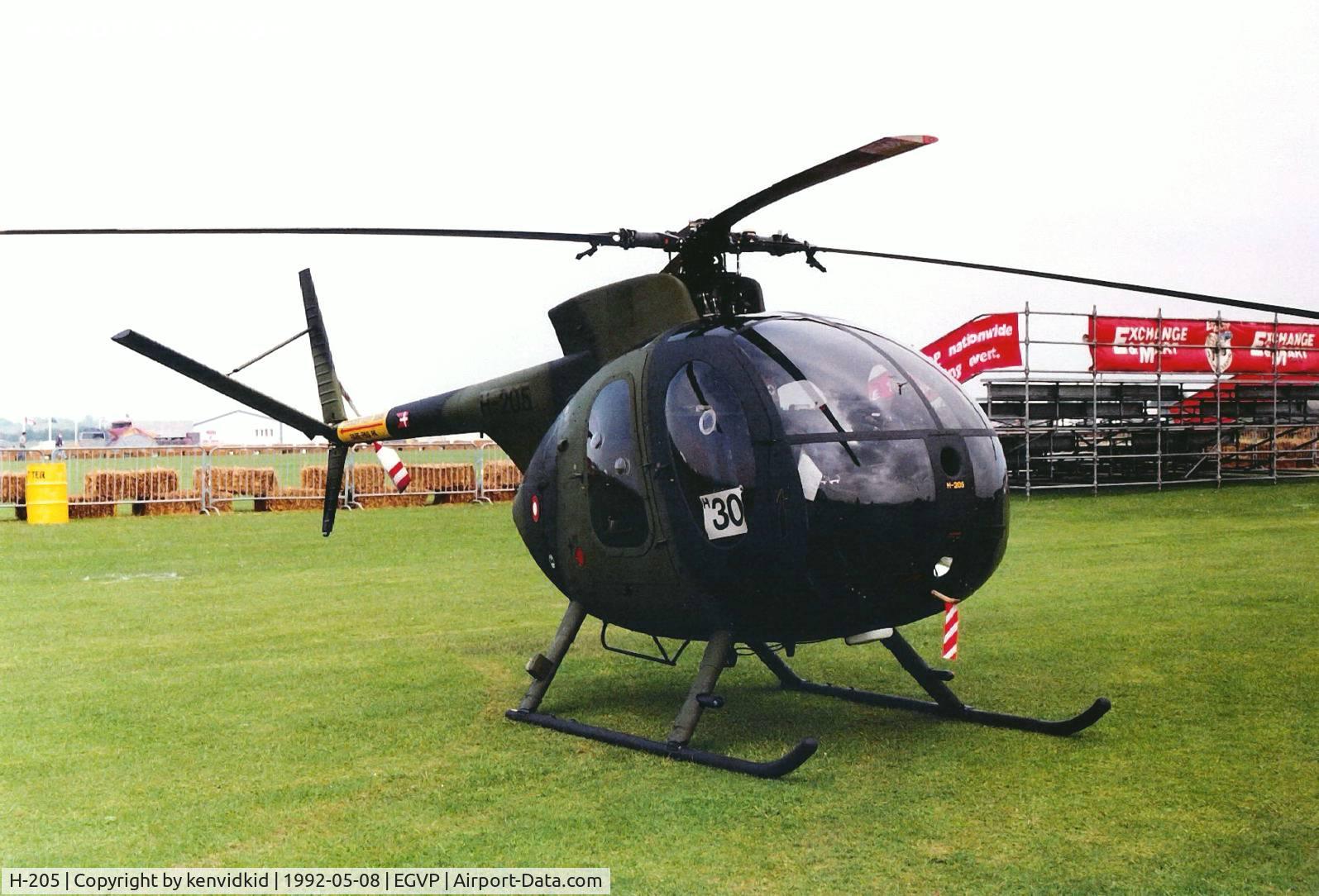 H-205, Hughes OH-6A Cayuse C/N 31-0205M, At the World Helicopter Championships, Middle Wallop.