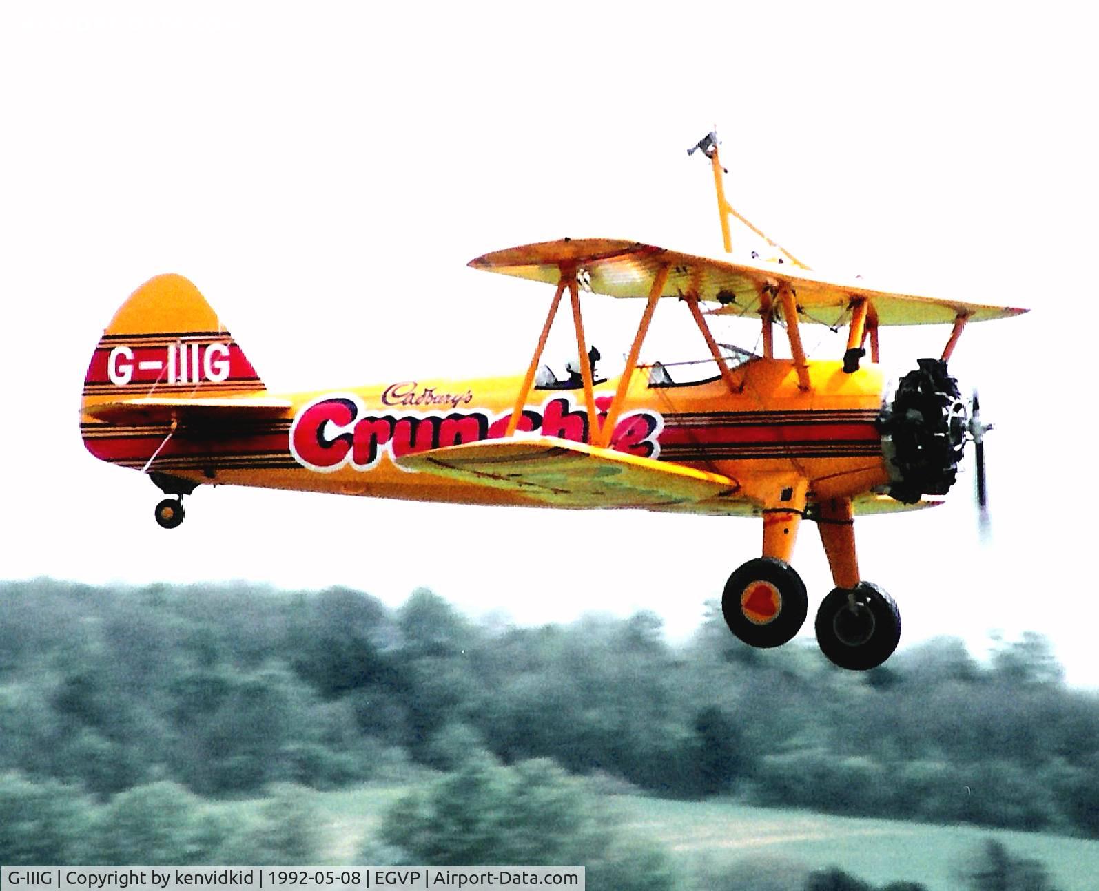 G-IIIG, 1943 Boeing A75N1 C/N 75-4354, At the World Helicopter Championships, Middle Wallop.