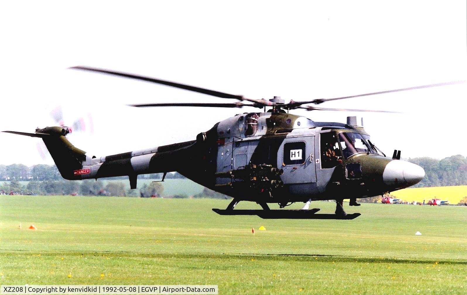 XZ208, 1979 Westland Lynx AH.7 C/N 116, At the World Helicopter Championships, Middle Wallop.