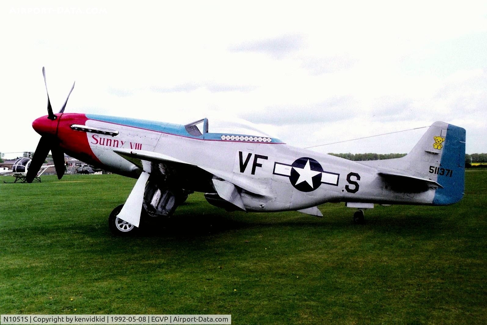 N1051S, 1963 North American P-51D Mustang C/N 124-48124 (45-11371), At the World Helicopter Championships, Middle Wallop.