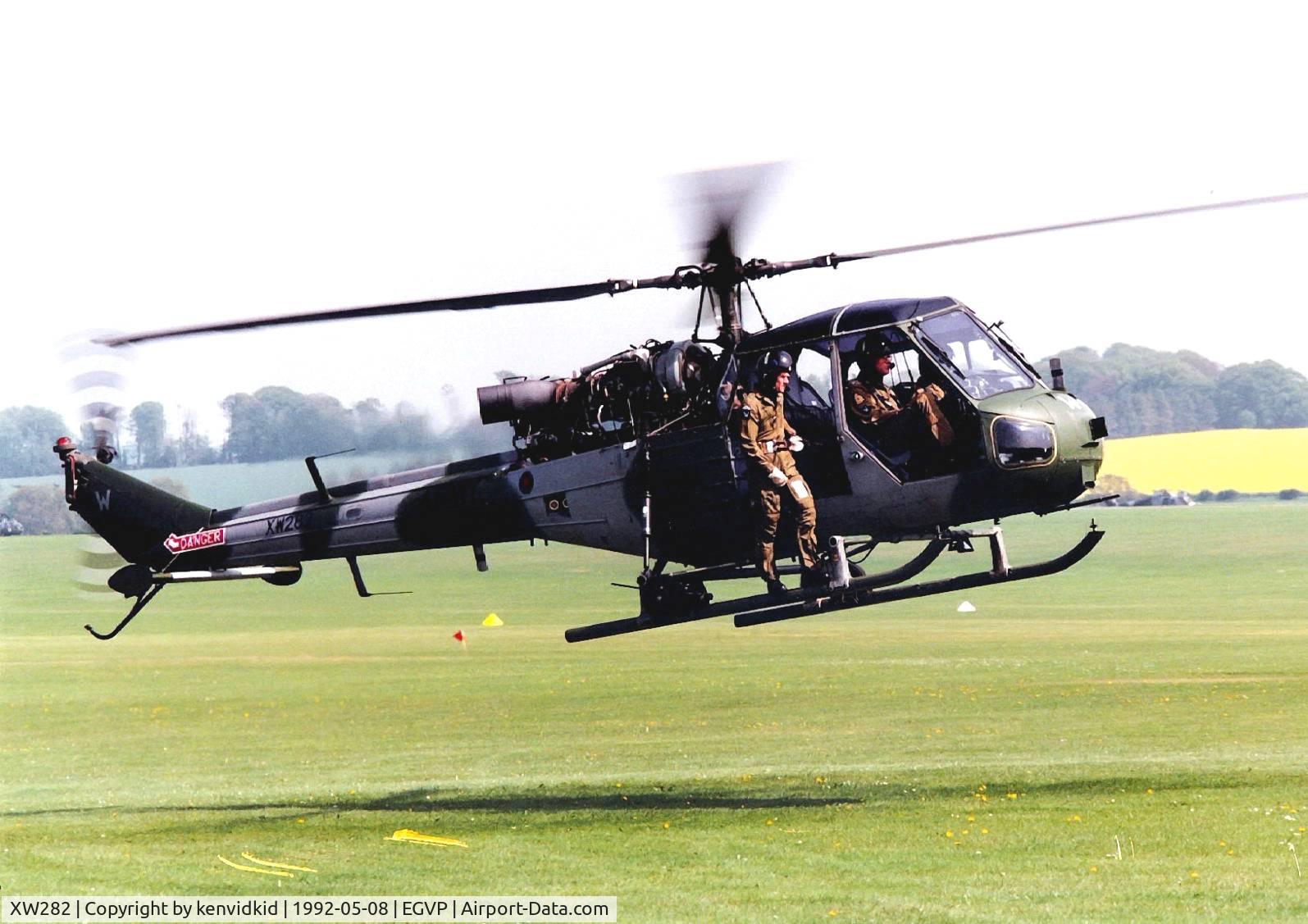 XW282, 1969 Westland Scout AH.1 C/N F9737, At the World Helicopter Championships, Middle Wallop.