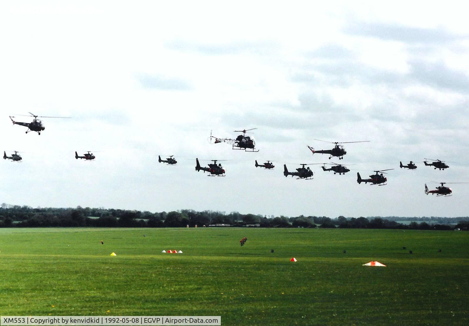 XM553, 1959 Saunders-Roe Skeeter AOP.12 C/N S2/5107, At the World Helicopter Championships, Middle Wallop.