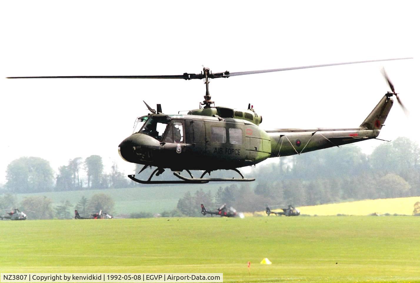 NZ3807, 1970 Bell UH-1H Iroquois C/N 11706, At the World Helicopter Championships, Middle Wallop.