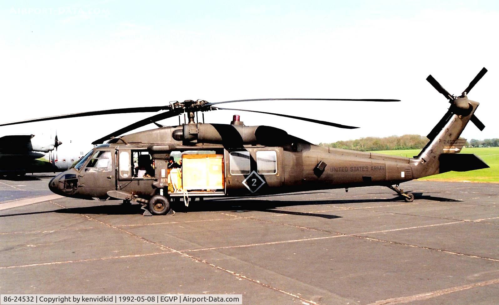 86-24532, Sikorsky UH-60A C/N 701036, At the World Helicopter Championships, Middle Wallop.