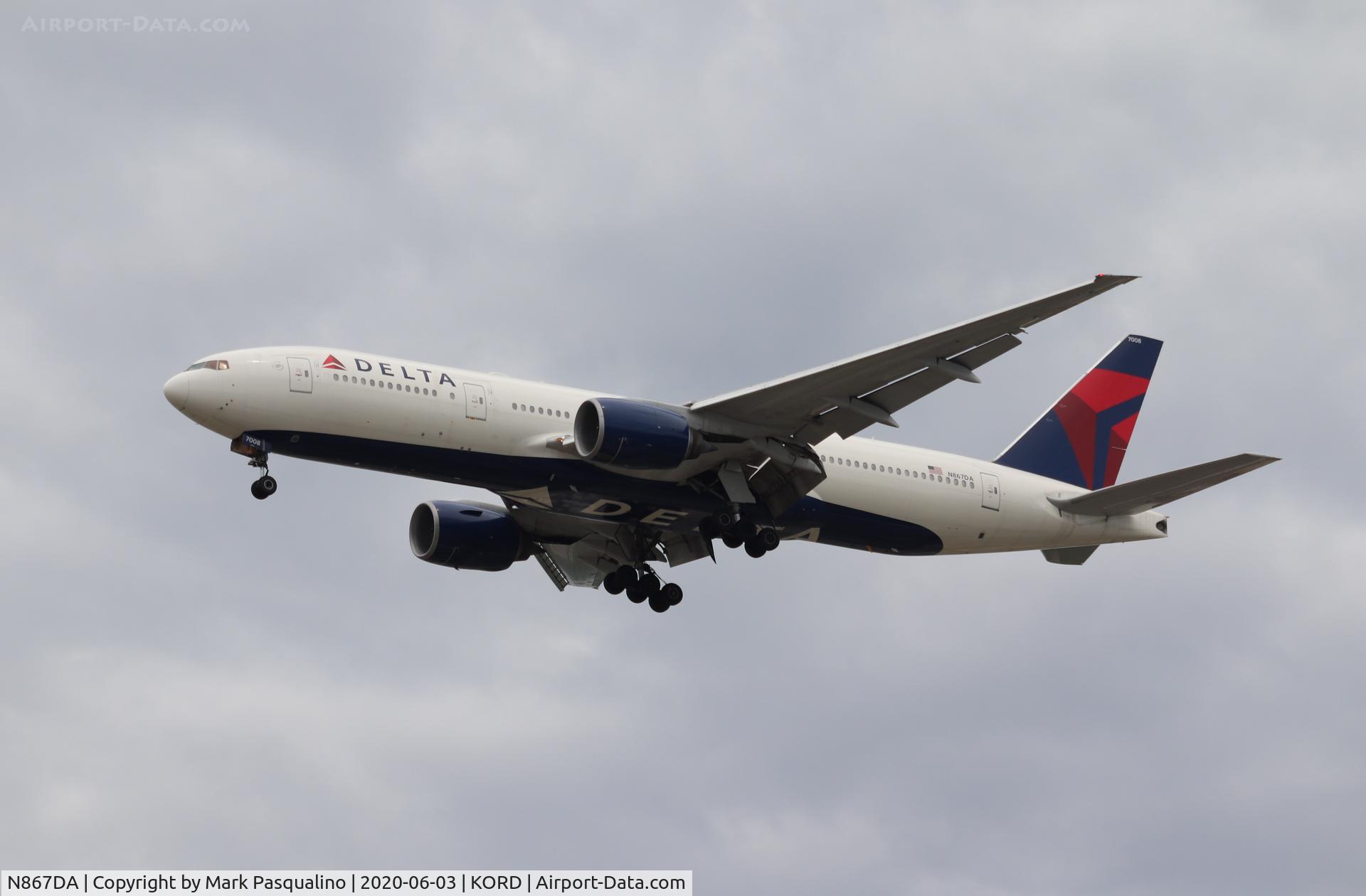 N867DA, 2002 Boeing 777-232 C/N 29743, Boeing 777-232