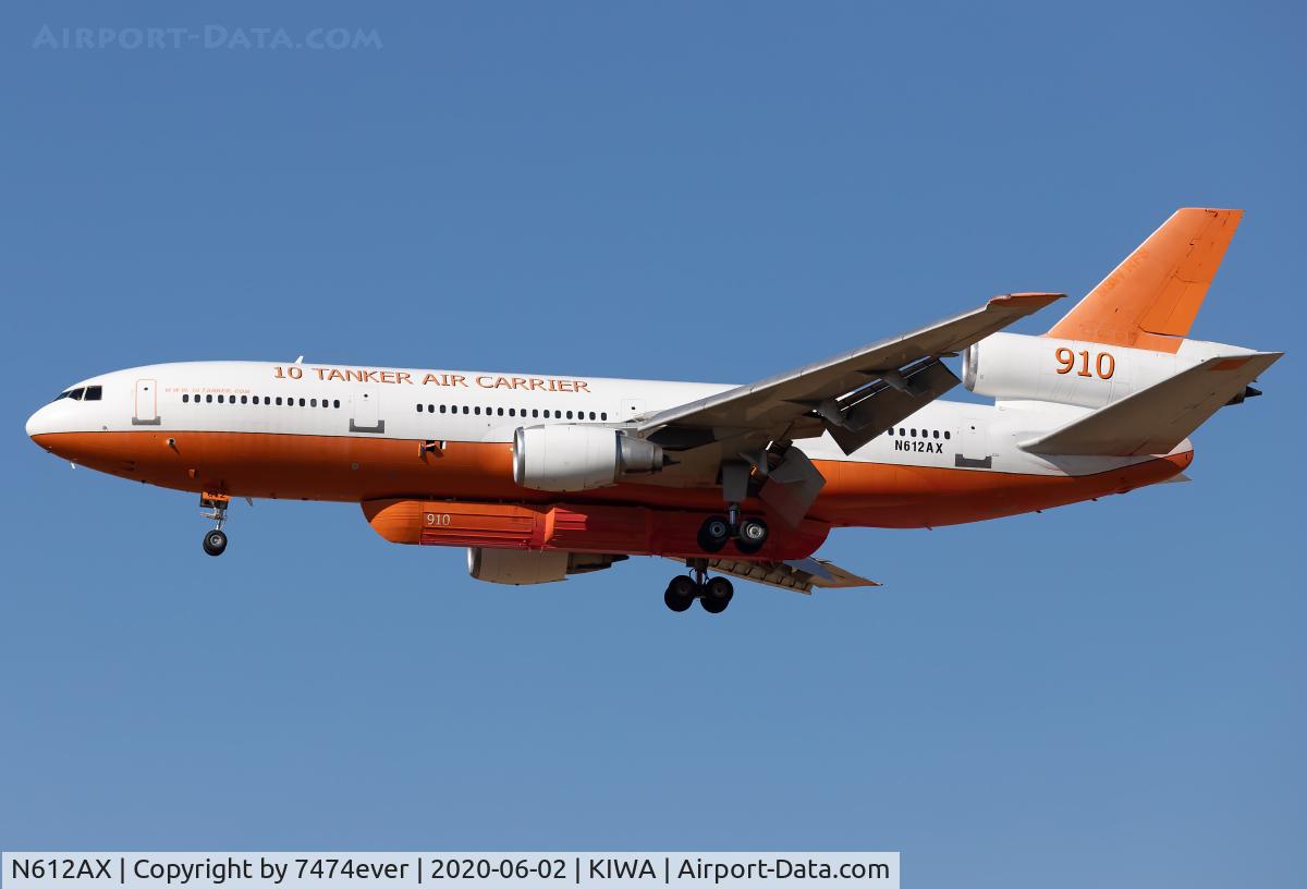 N612AX, 1987 McDonnell Douglas DC-10-30 C/N 48290, Tanker 910 supporting the fight against the Sawtooth Fire
