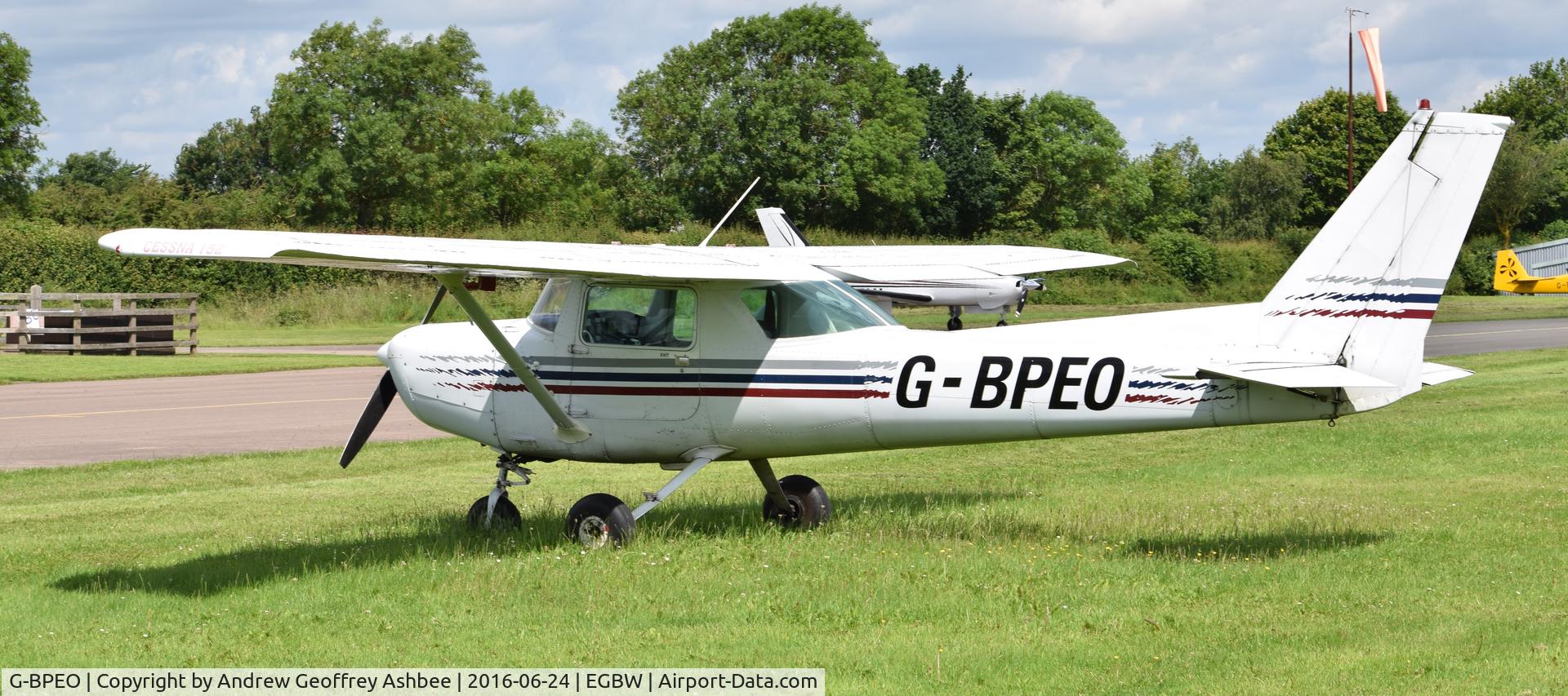G-BPEO, 1980 Cessna 152 C/N 152-83775, G-BPEO at Wellesbourne.