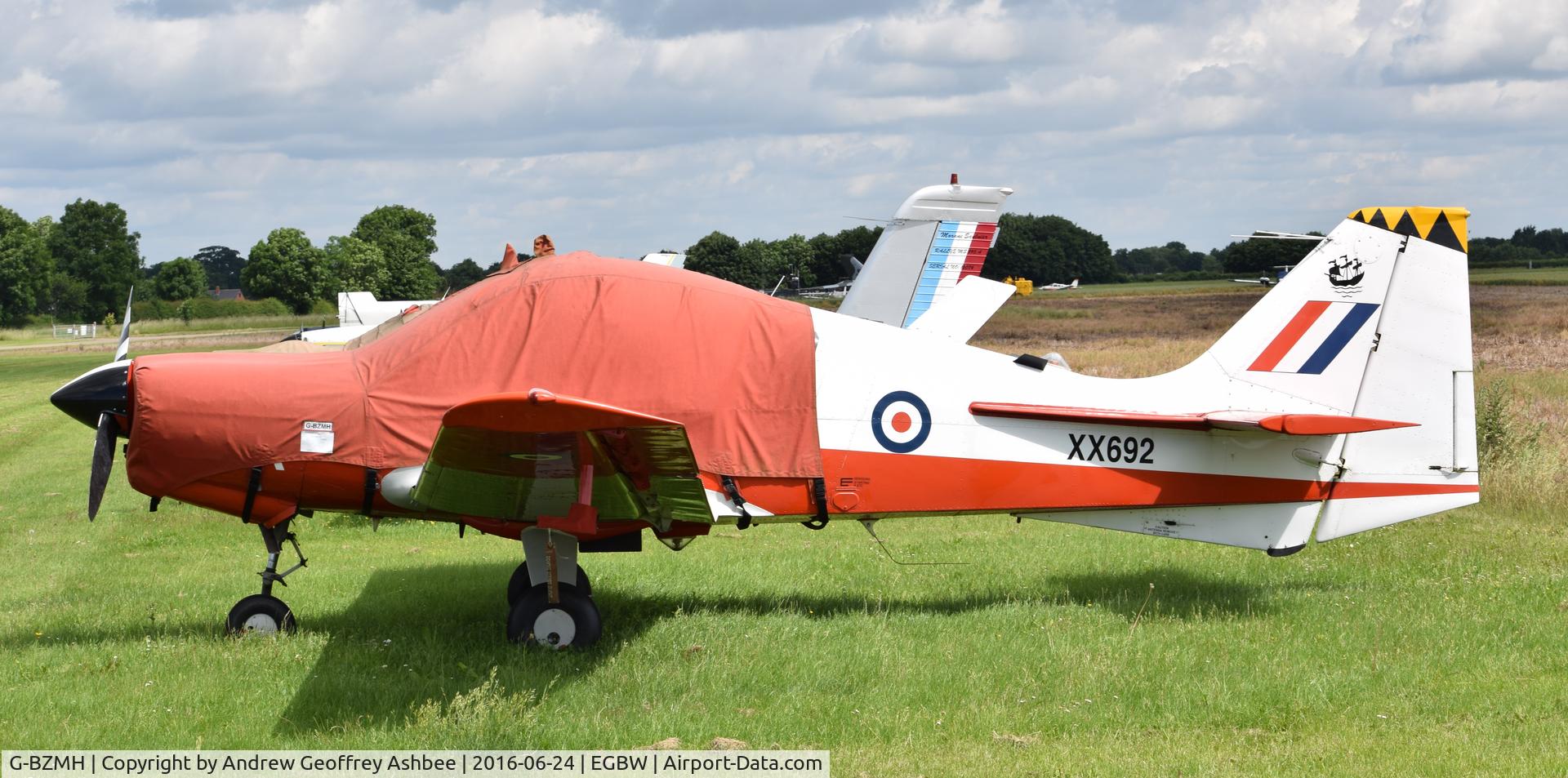 G-BZMH, 1975 Scottish Aviation Bulldog T.1 C/N BH120/341, G-BZMH at Wellesbourne.