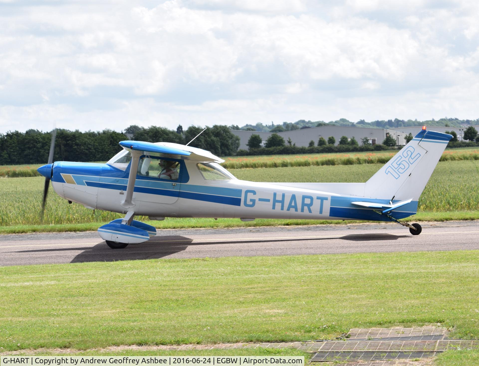 G-HART, 1979 Cessna 152 C/N 15279734, G-HART at Wellesbourne.
