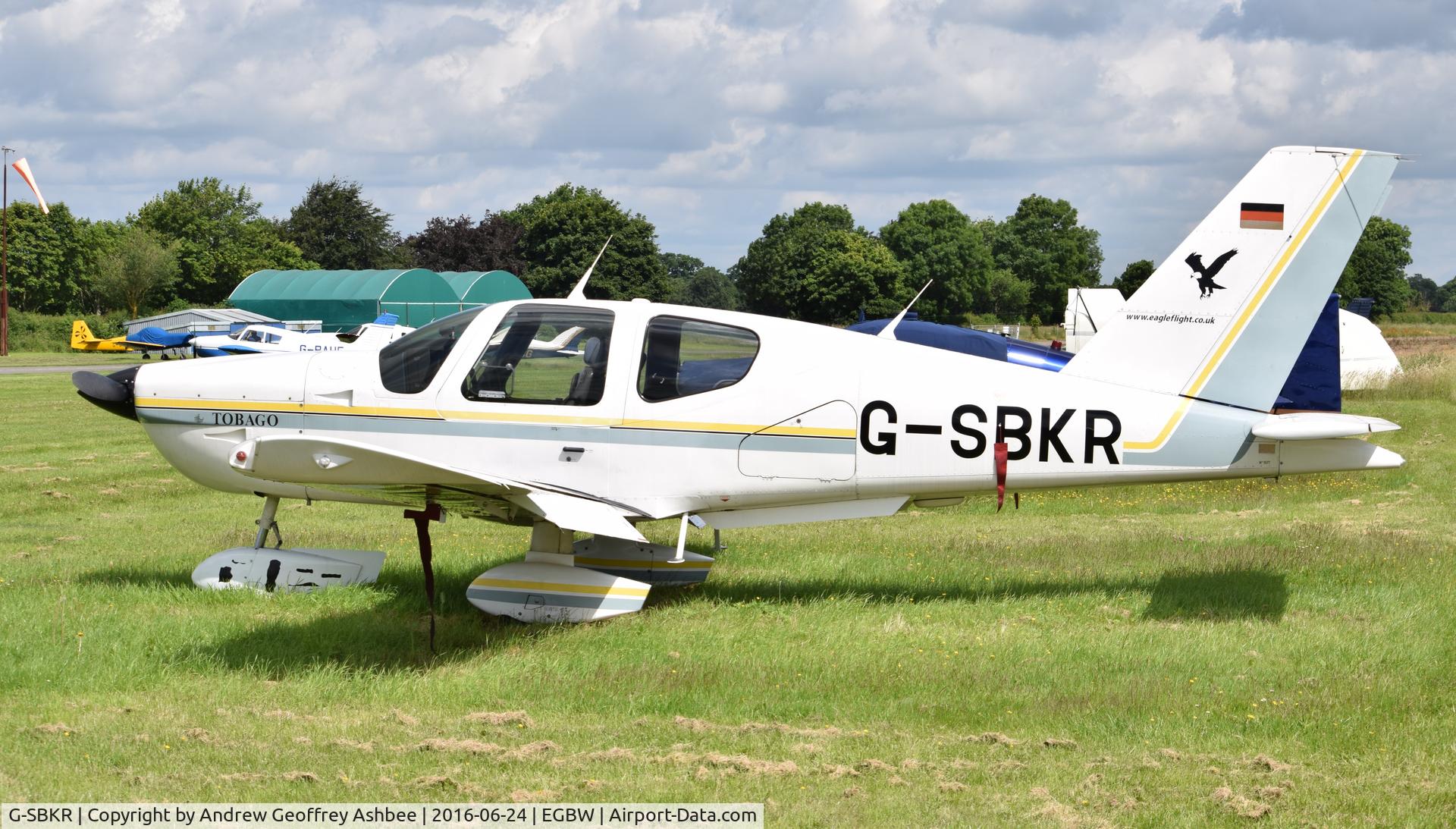 G-SBKR, 1990 Socata TB-10 Tobago C/N 1077, G-SBKR at Wellesbourne.