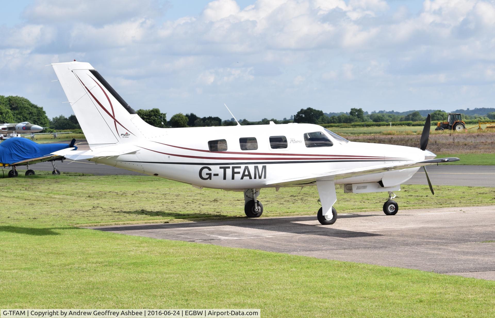 G-TFAM, 2008 Piper PA-46R-350T Malibu Matrix C/N 4692068, G-TFAM at Wellesbourne.