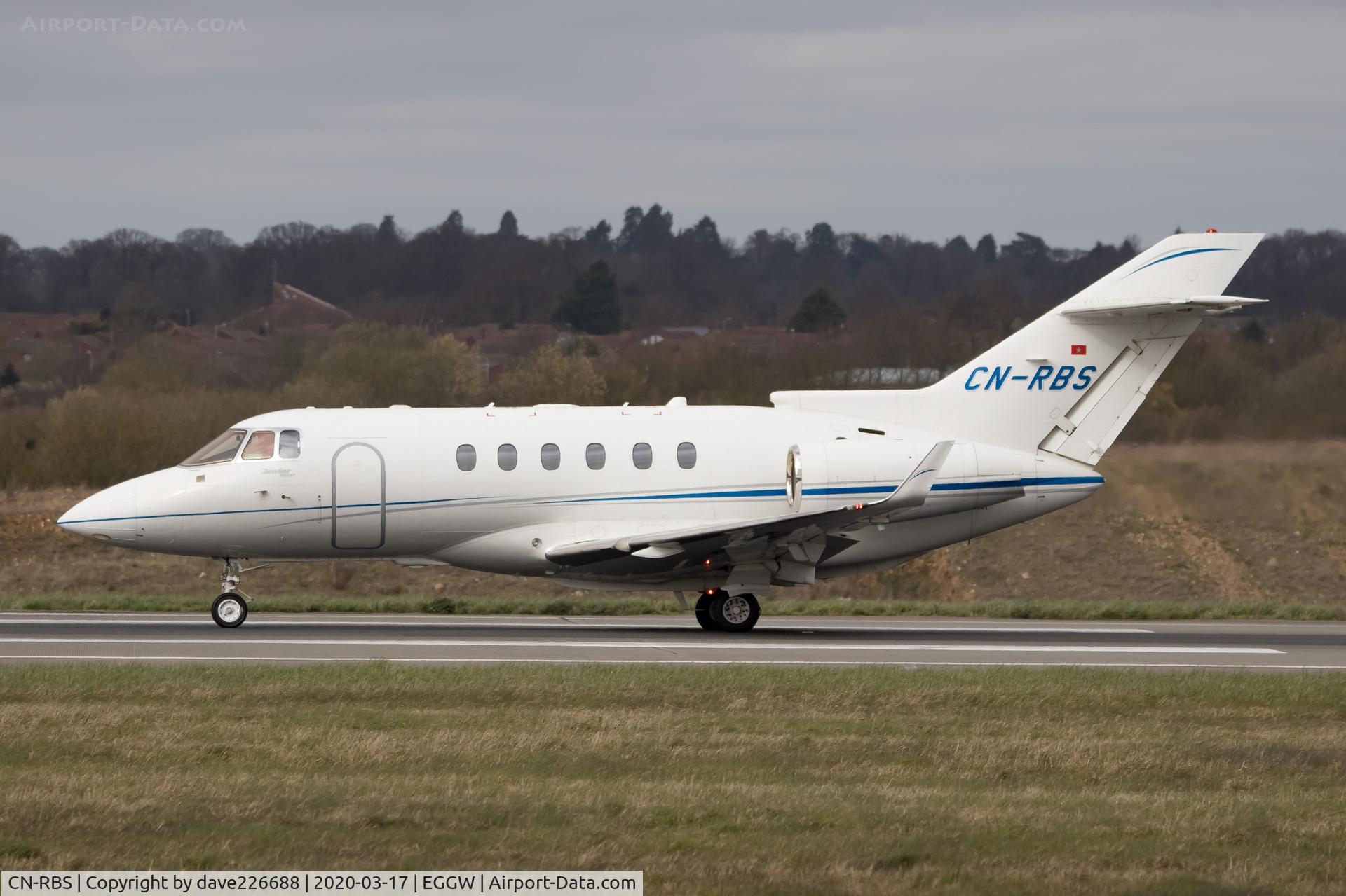 CN-RBS, 2009 Hawker Beechcraft 900XP C/N HA-0091, Hawker 900XP - CN RBS taking off from London Luton LTN