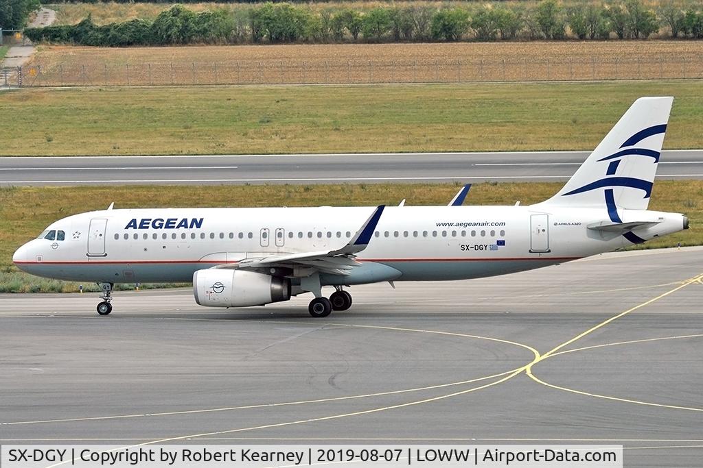 SX-DGY, 2015 Airbus A320-232 C/N 6611, Taxiing out for departure
