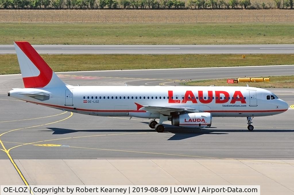OE-LOZ, 2006 Airbus A320-232 C/N 2838, Taxiing in after arrival