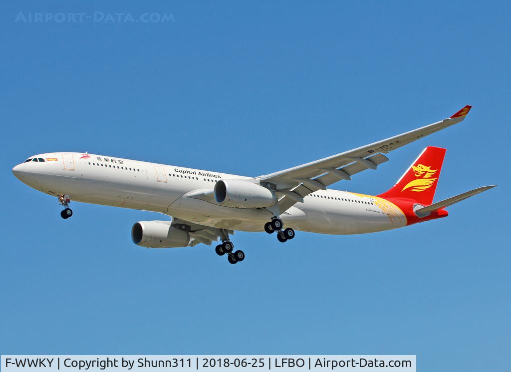 F-WWKY, 2018 Airbus A330-343 C/N 1862, C/n 1862 - TO be B-1042