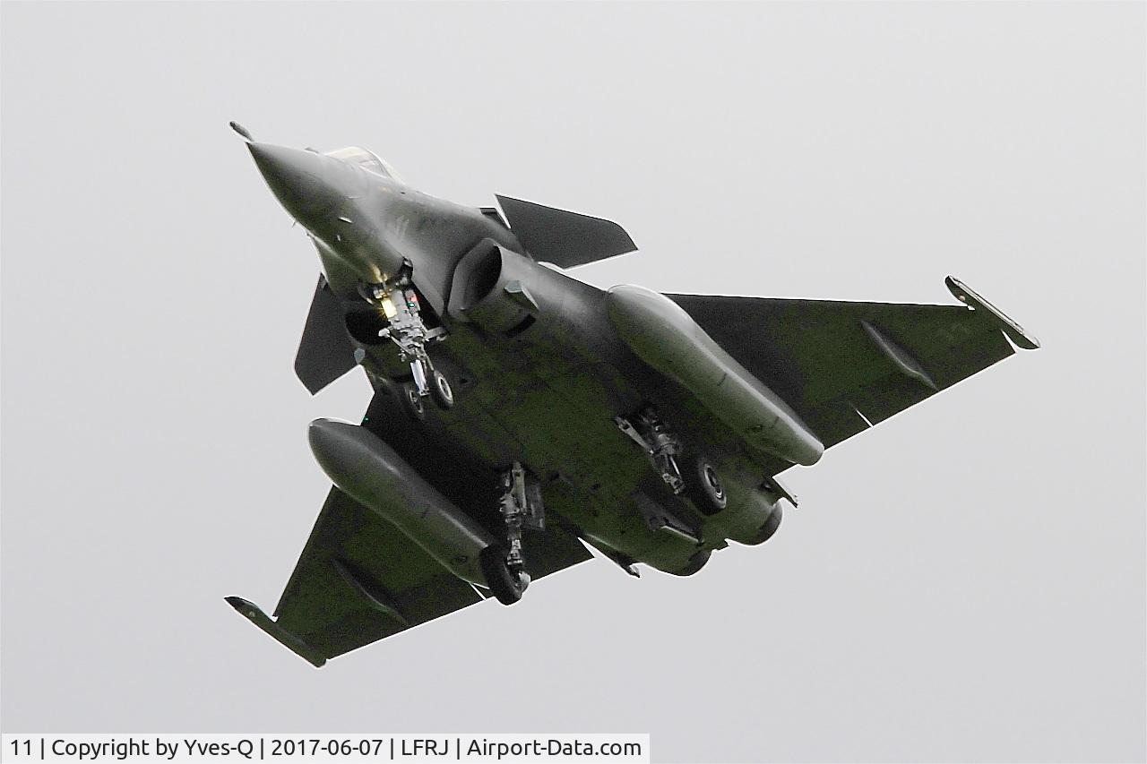 11, Dassault Rafale M C/N 11, Dassault Rafale M, On final rwy 26, Landivisiau Naval Air Base (LFRJ) Tiger Meet 2017
