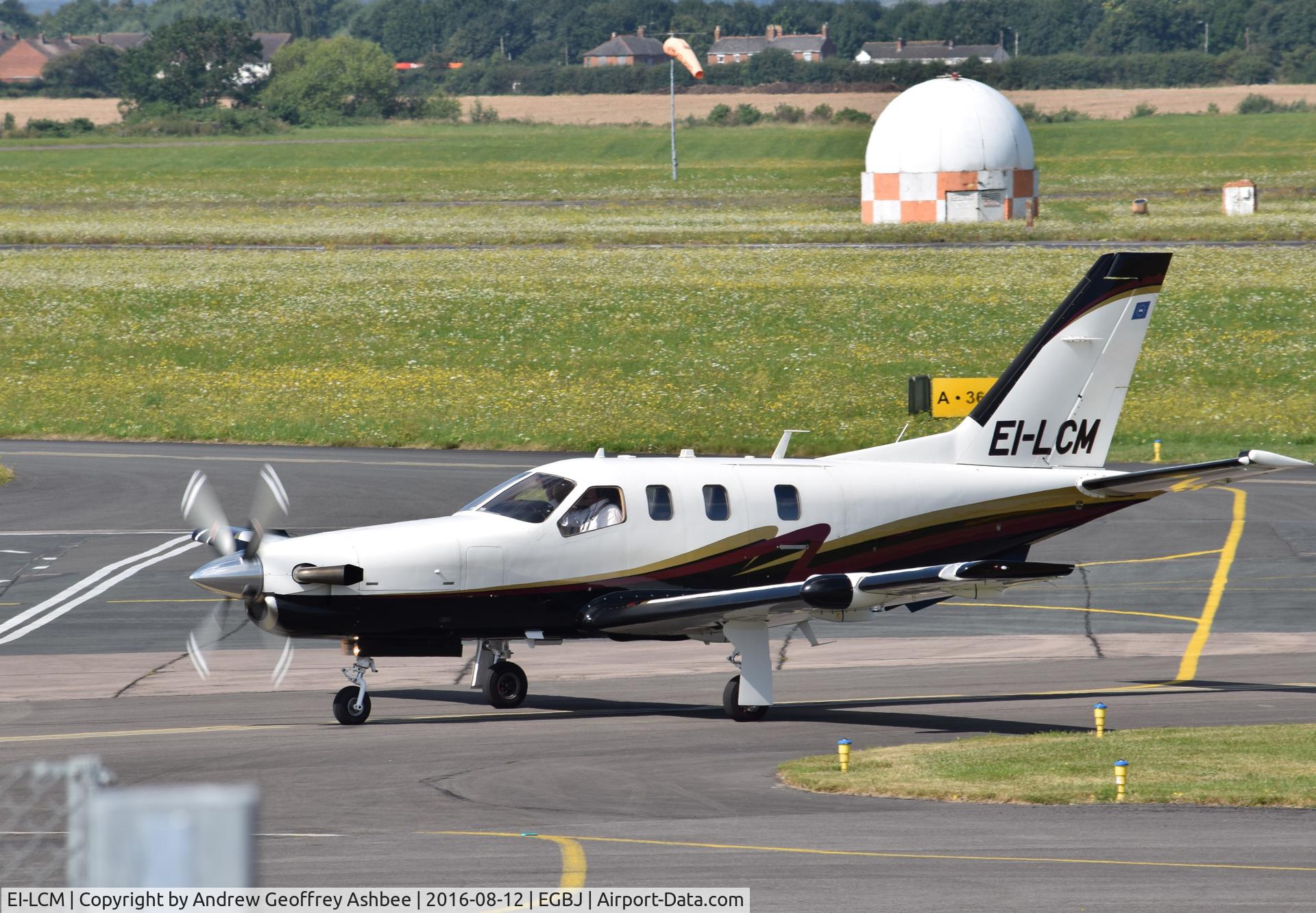 EI-LCM, 2008 Socata TBM-700 C/N 436, EI-LCM at Gloucestershire Airport.