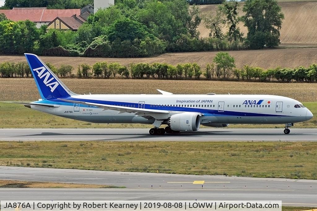 JA876A, 2016 Boeing 787-9 Dreamliner Dreamliner C/N 34532, Rolling on r/w 29