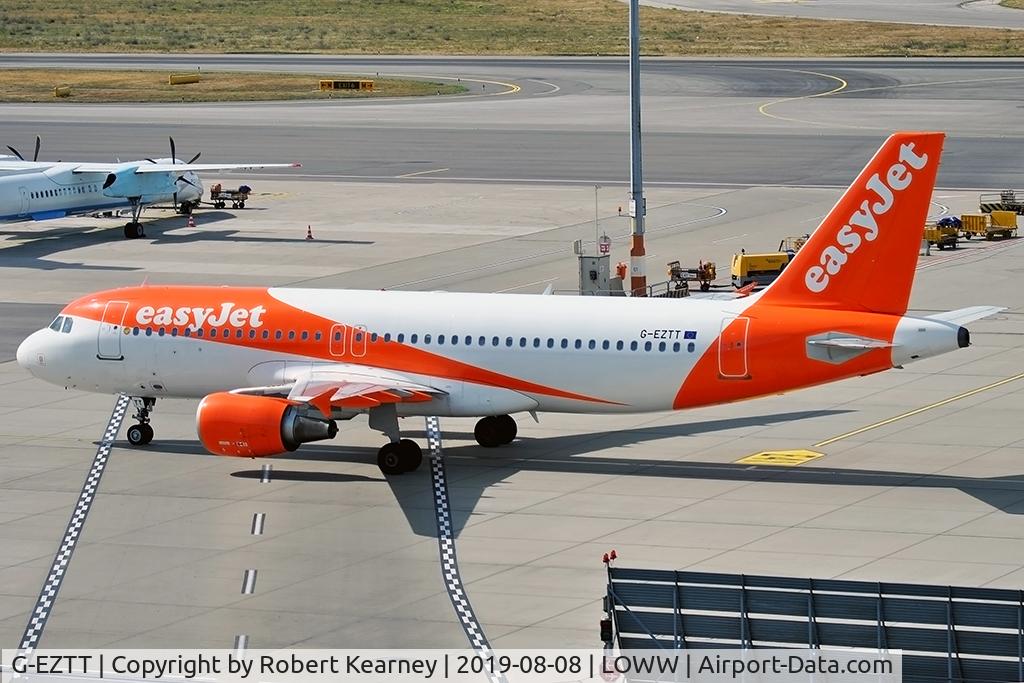 G-EZTT, 2010 Airbus A320-214 C/N 4219, Taxiing in after arrival