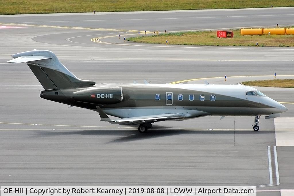OE-HII, Bombardier Challenger 300 (BD-100-1A10) C/N 20111, Taxiing in after arrival