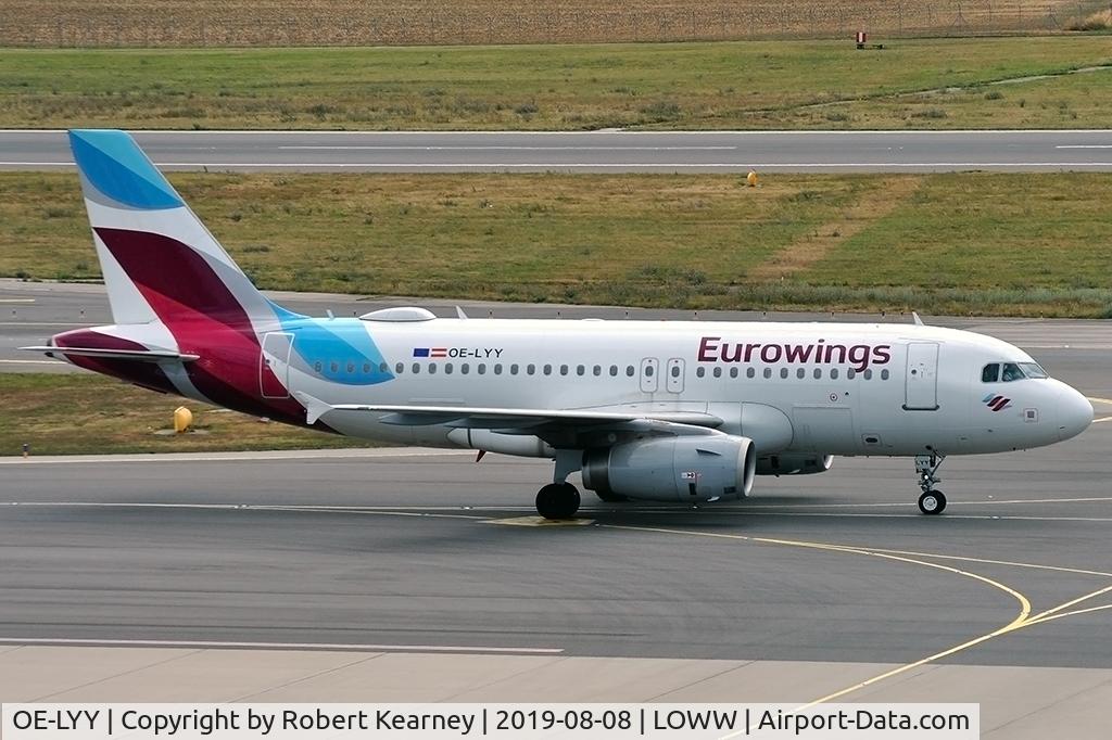 OE-LYY, 2010 Airbus A319-132 C/N 4256, Taxiing in after arrival