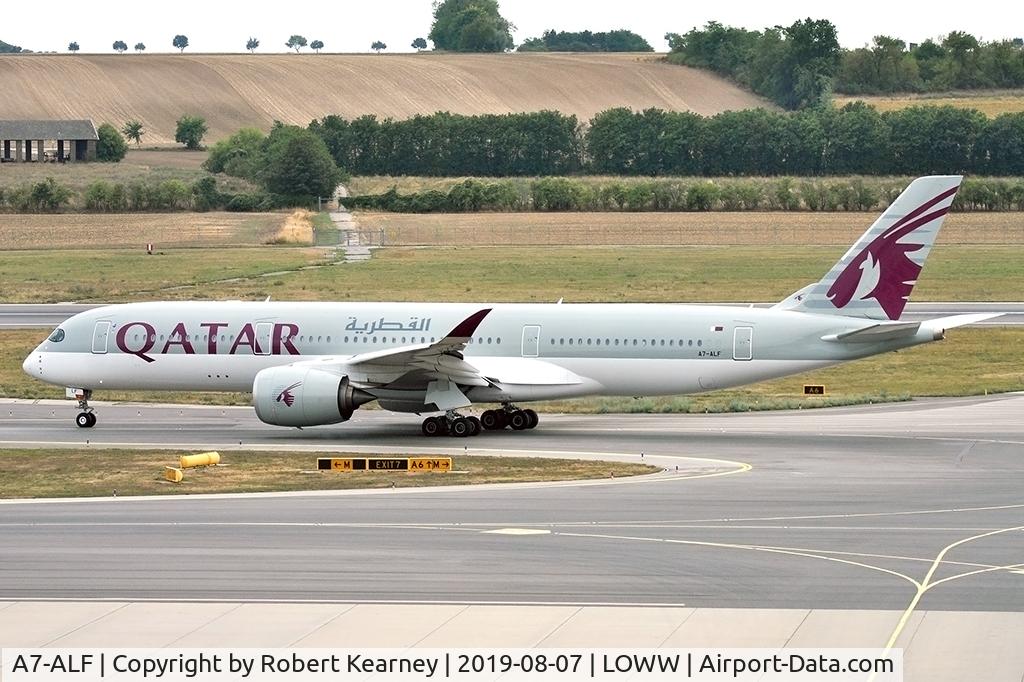 A7-ALF, 2015 Airbus A350-941 C/N 011, Taxiing out for departure