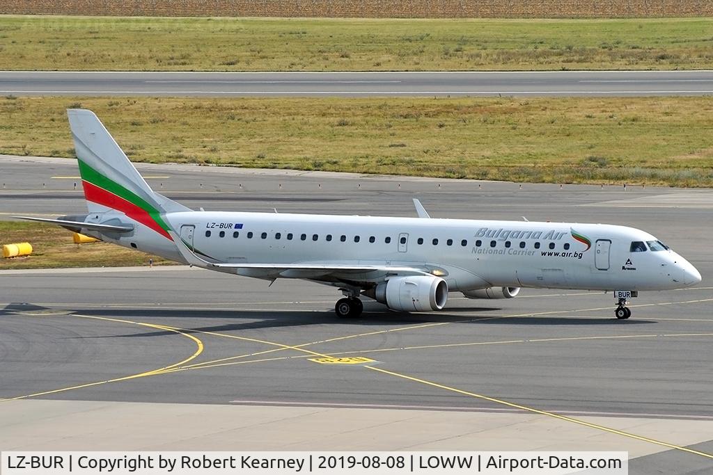 LZ-BUR, 2012 Embraer 190AR (ERJ-190-100IGW) C/N 19000551, Taxiing in after arrival