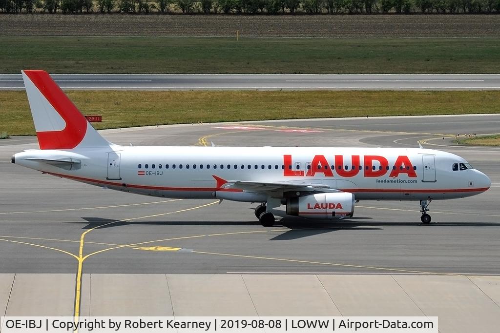 OE-IBJ, 2007 Airbus A320-232 C/N 3259, Taxiing in after arrival