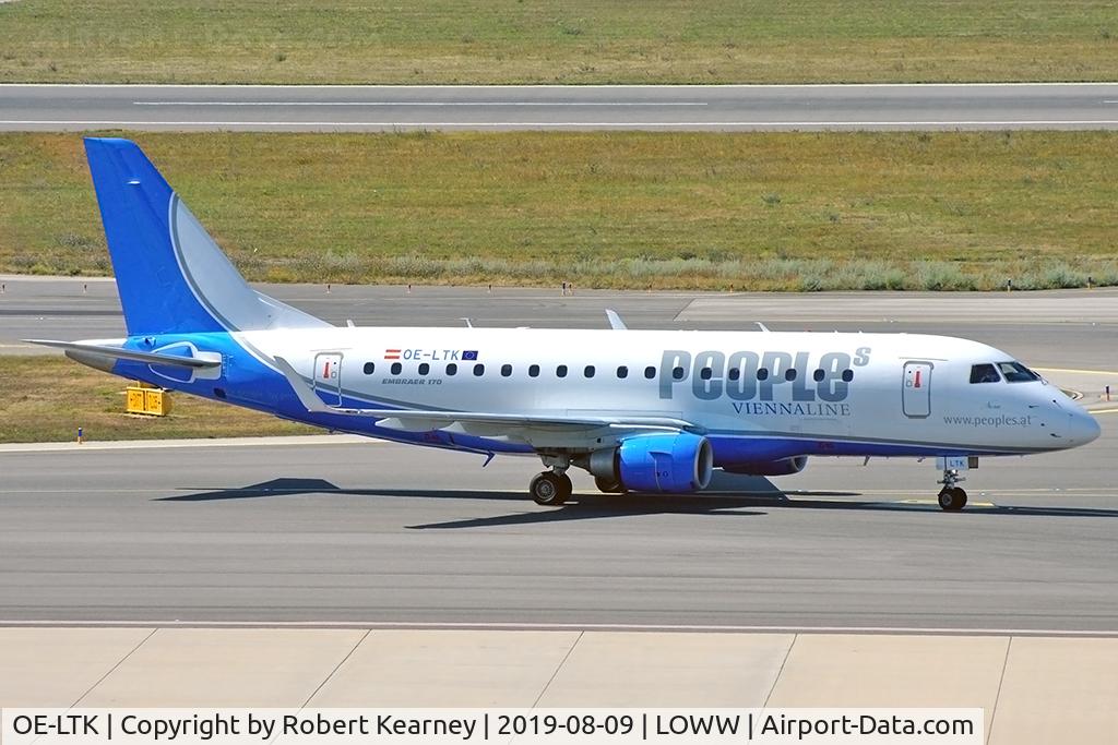 OE-LTK, 2005 Embraer 170LR (ERJ-170-100LR) C/N 17000093, Taxiing in after arrival
