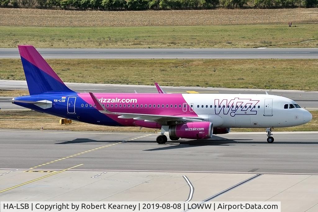 HA-LSB, 2018 Airbus A320-232 C/N 8097, Taxiing in after arrival