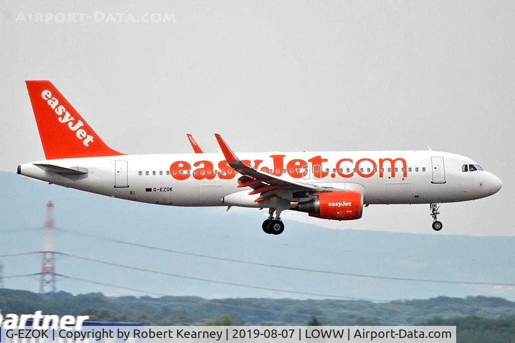 G-EZOK, 2015 Airbus A320-214 C/N 6568, On short finals