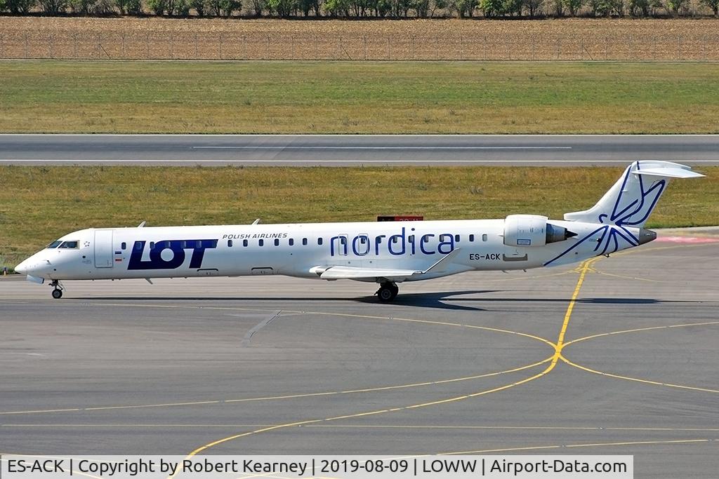ES-ACK, 2009 Bombardier CRJ-900 (CL-600-2D24) C/N 15211, Taxiing out for departure