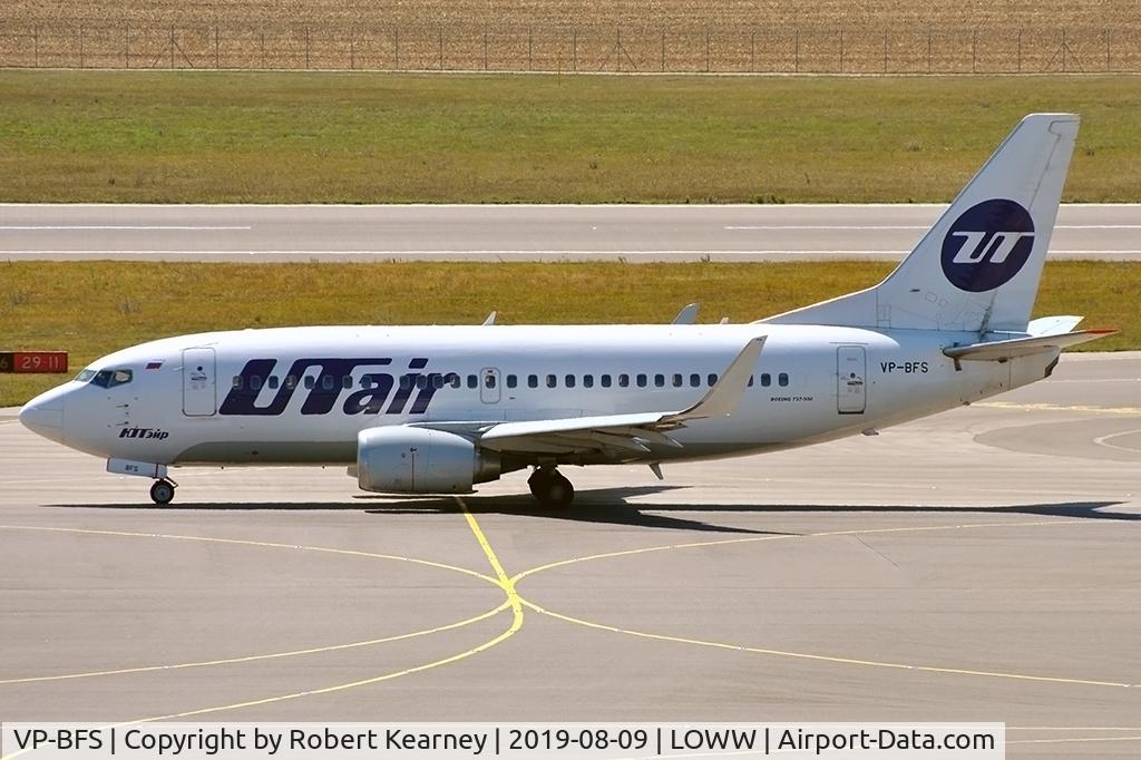 VP-BFS, 1995 Boeing 737-524 C/N 27532, Taxiing out for departure