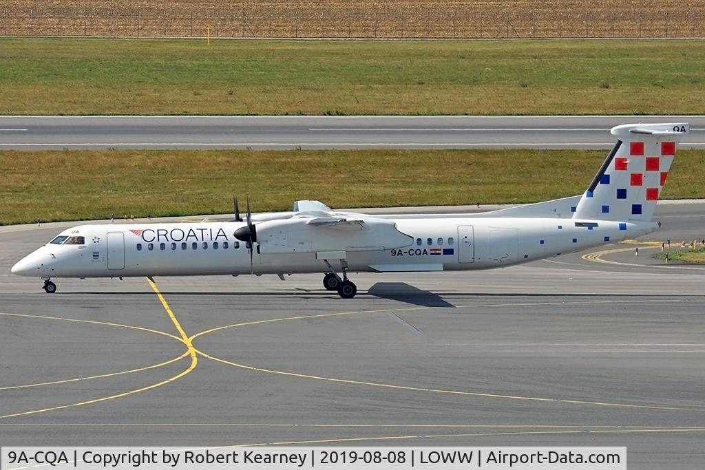 9A-CQA, 2008 De Havilland Canada DHC-8-402Q Dash 8 C/N 4205, Taxiing out for departure
