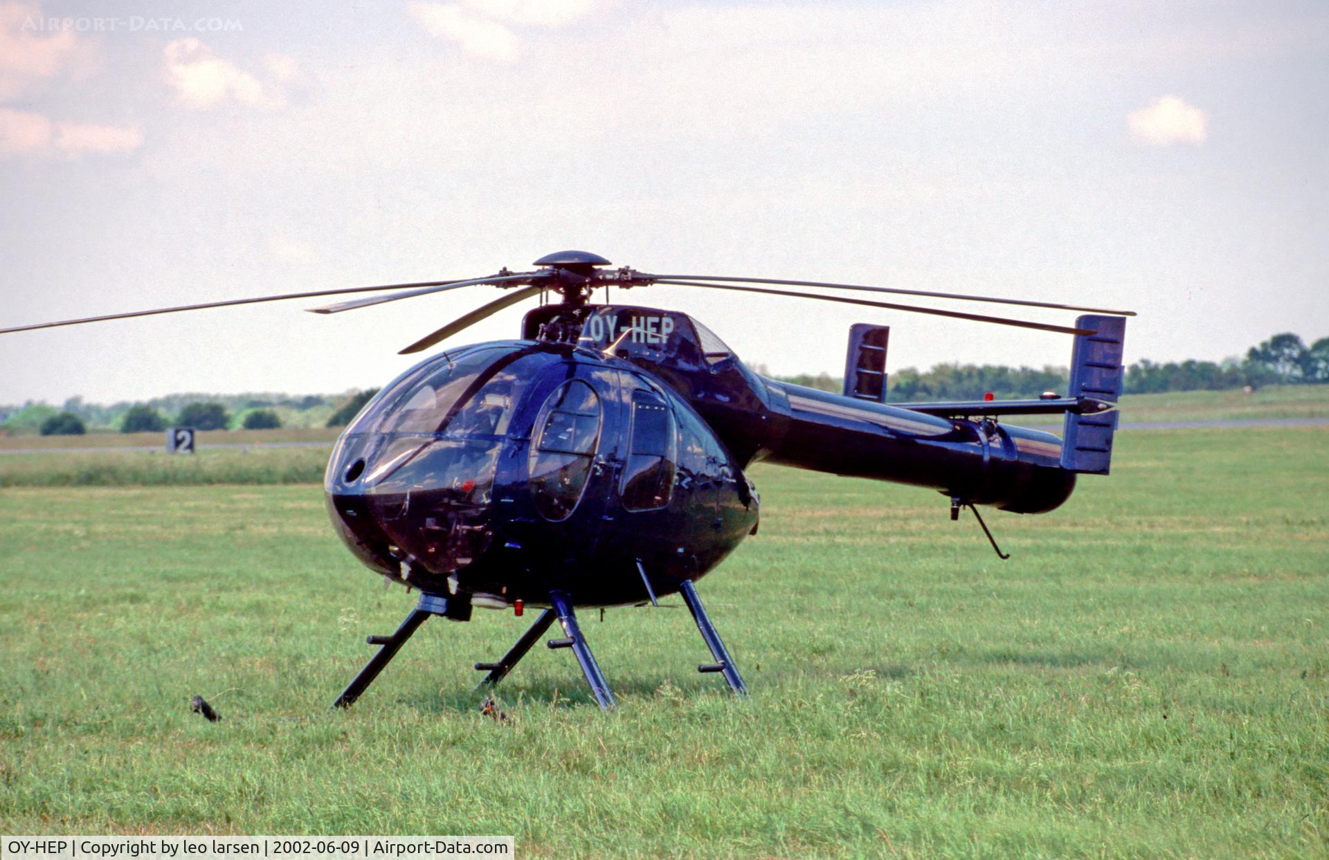 OY-HEP, 1992 McDonnell Douglas 500N C/N LN022, Vaerloese AB 9.6.2002