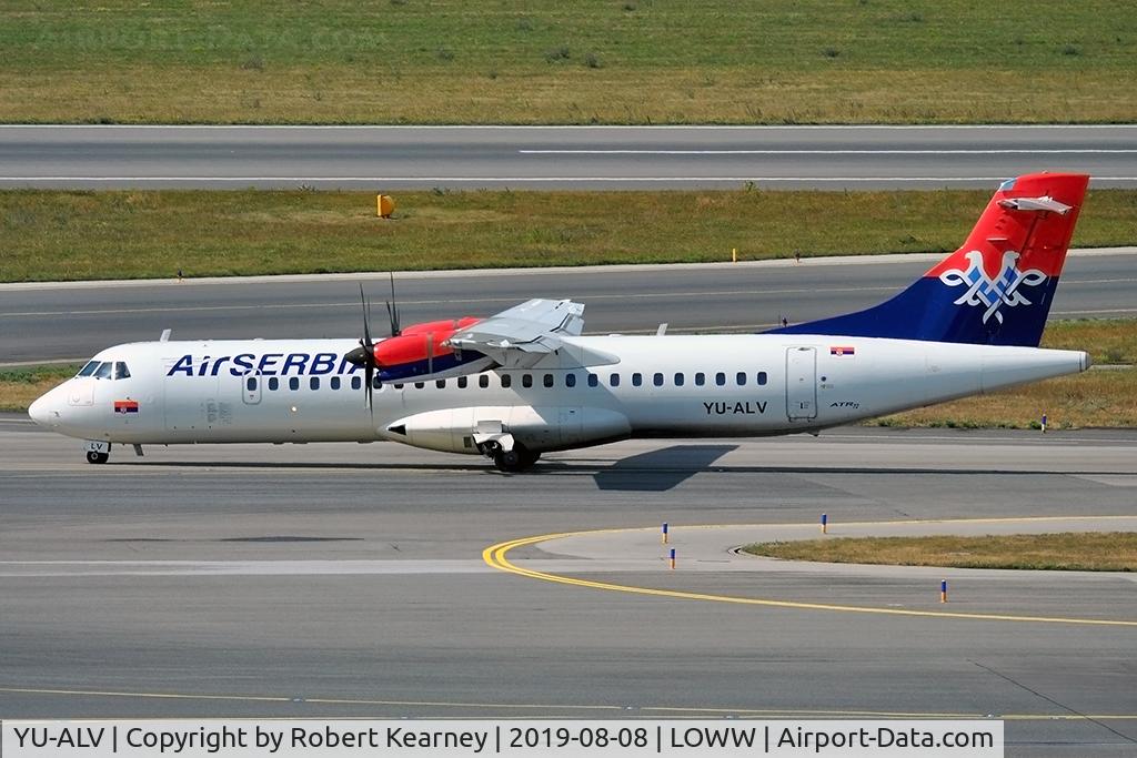 YU-ALV, 2006 ATR 72-212A C/N 727, Taxiing out for departure