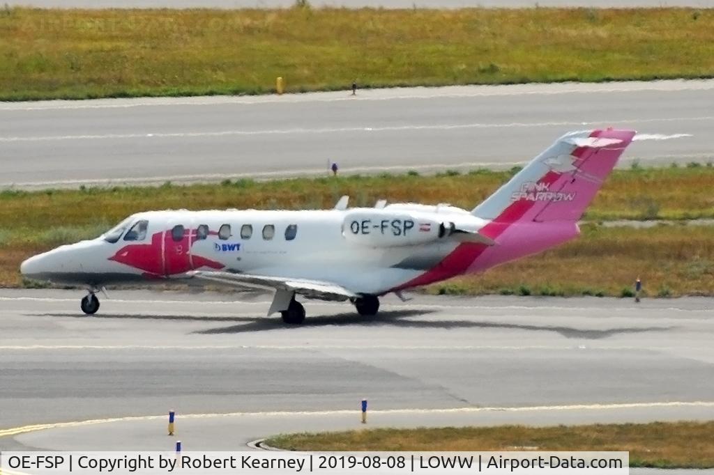 OE-FSP, 2003 Cessna 525A CitationJet CJ2 C/N 525A-0151, Taxiing out for departure