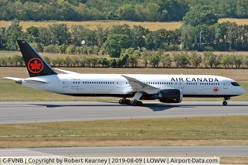 C-FVNB, 2018 Boeing 787-9 Dreamliner C/N 38359, Rolling down r/w 29