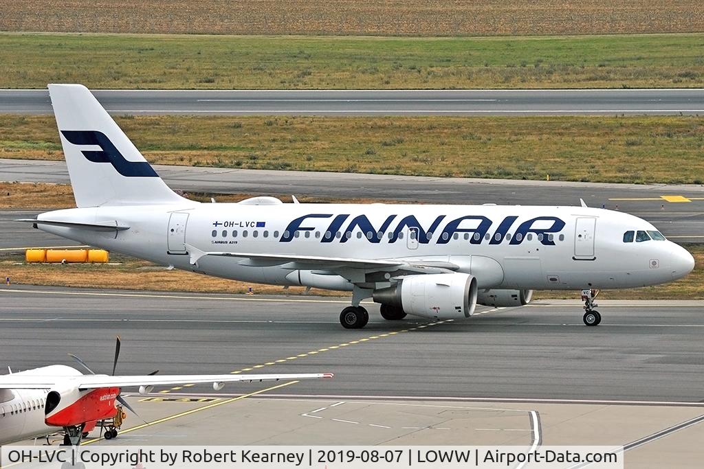 OH-LVC, 2000 Airbus A319-112 C/N 1309, Taxiing in after arrival