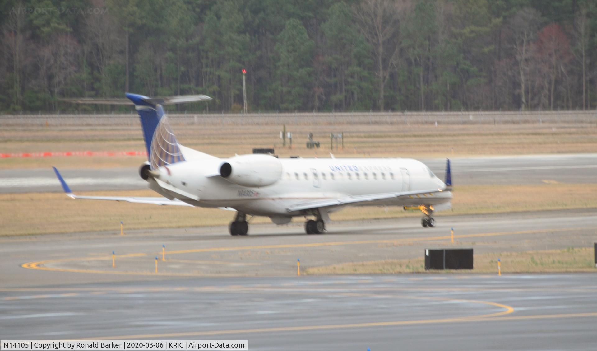 N14105, 2002 Embraer ERJ-145XR (EMB-145XR) C/N 145649, Taxi RIC
