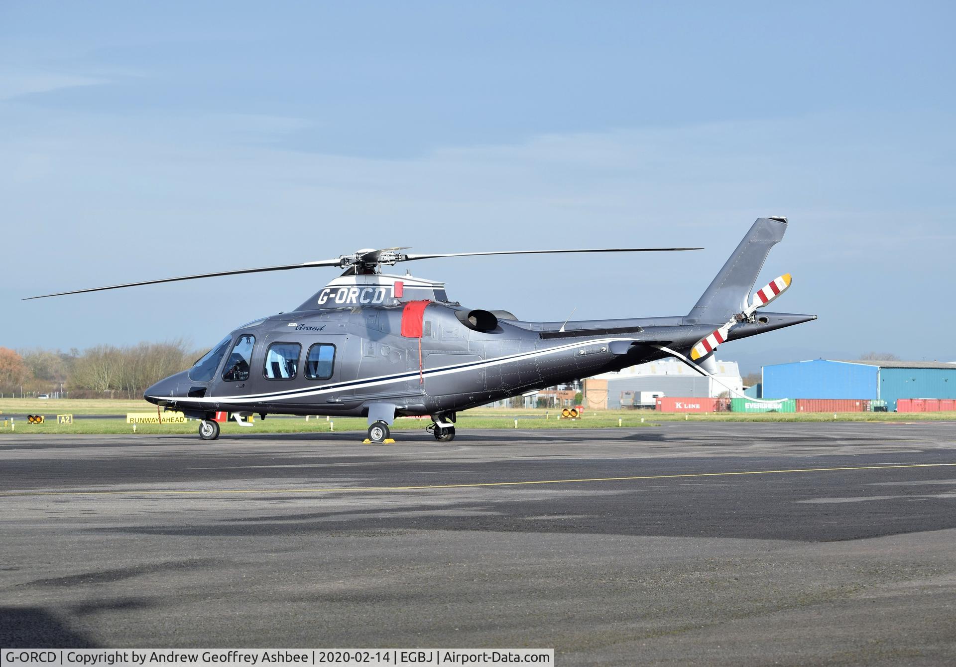 G-ORCD, 2005 Agusta A-109S Grand C/N 22009, G-ORCD at Gloucestershire Airport.