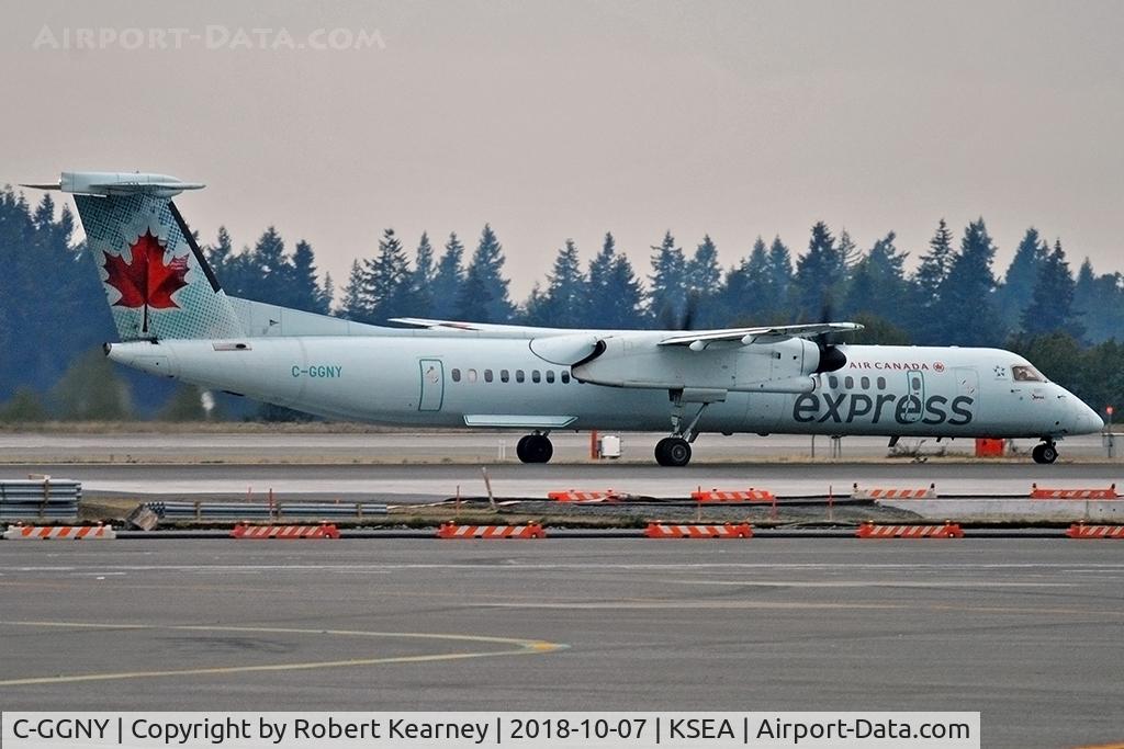 C-GGNY, 2011 Bombardier DHC-8-402 Dash 8 C/N 4386, Taxiing out for departure
