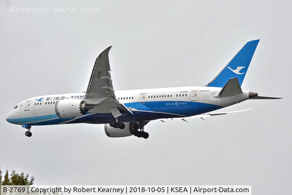 B-2769, 2014 Boeing 787-8 Dreamliner C/N 41539, On short finals