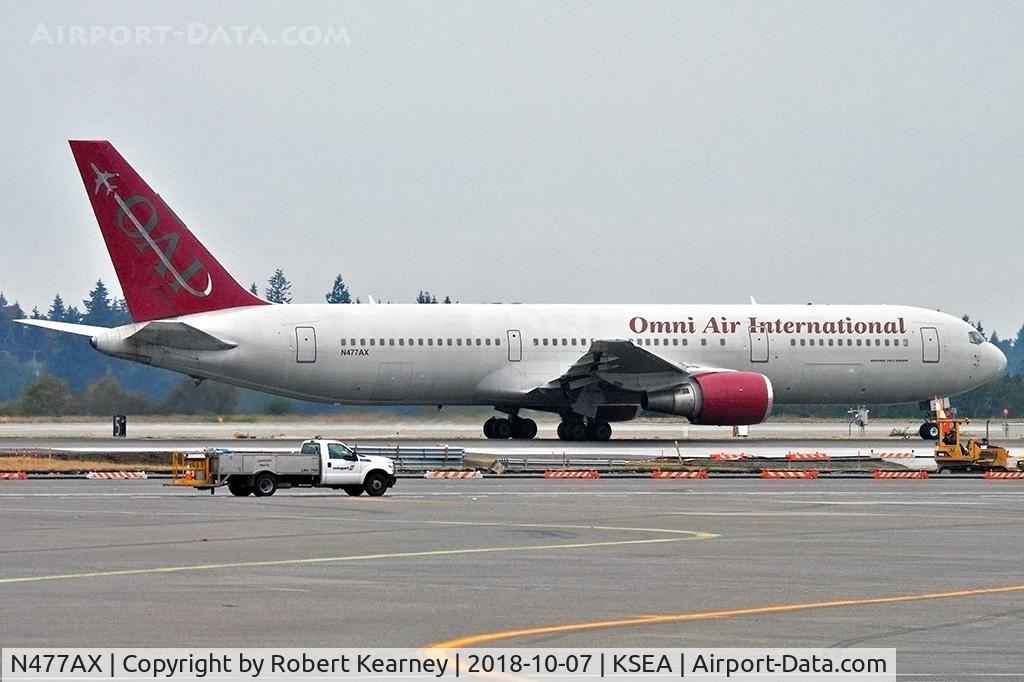 N477AX, 2002 Boeing 767-3Q8/ER C/N 29390, Taxiing out for departure