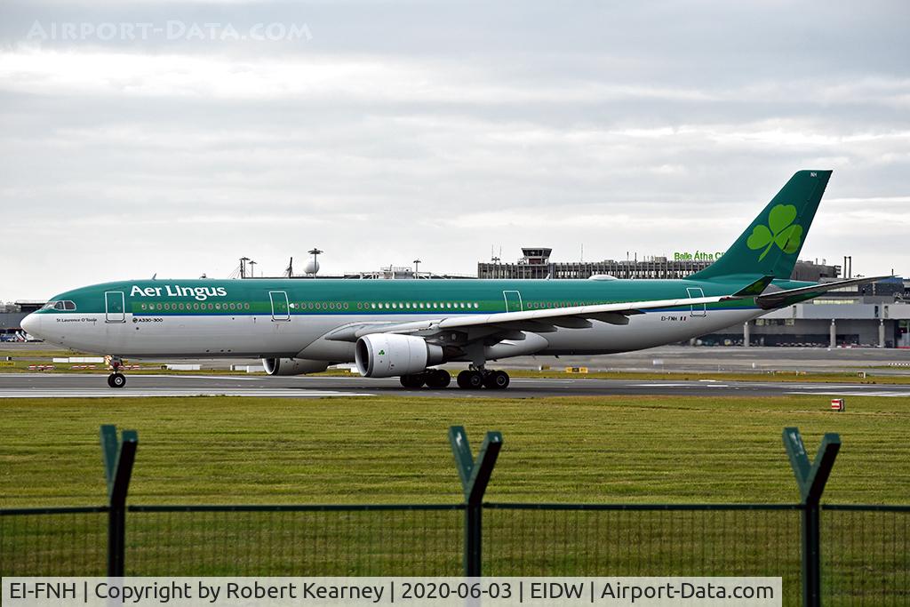 EI-FNH, 2016 Airbus A330-302 C/N 1744, Lining up r/w 28