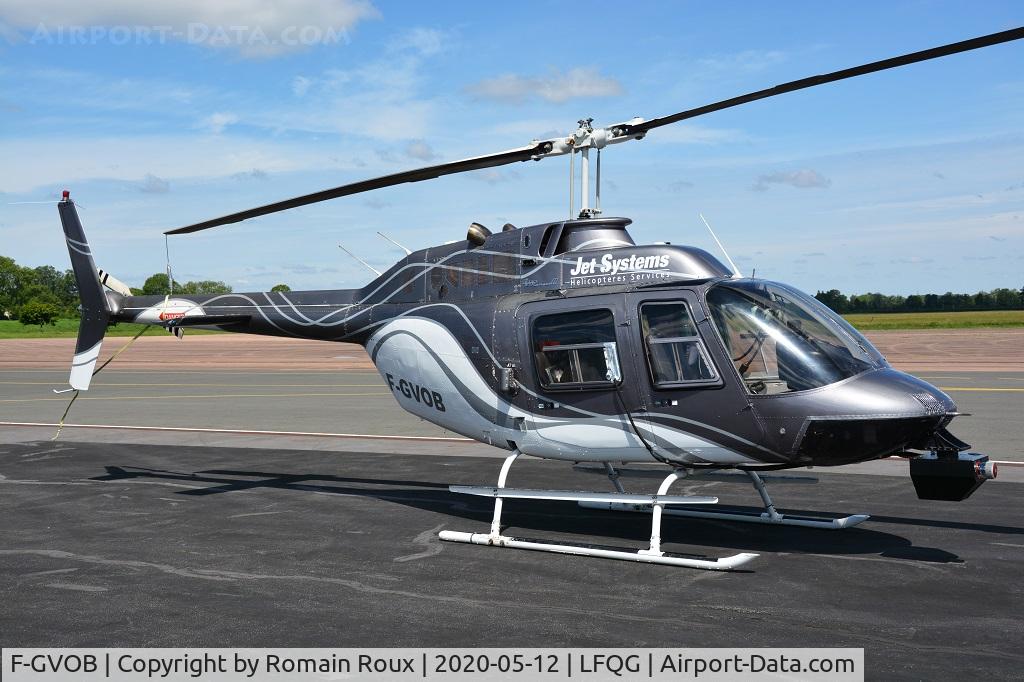 F-GVOB, Bell 206B JetRanger III C/N 2624, Parked
