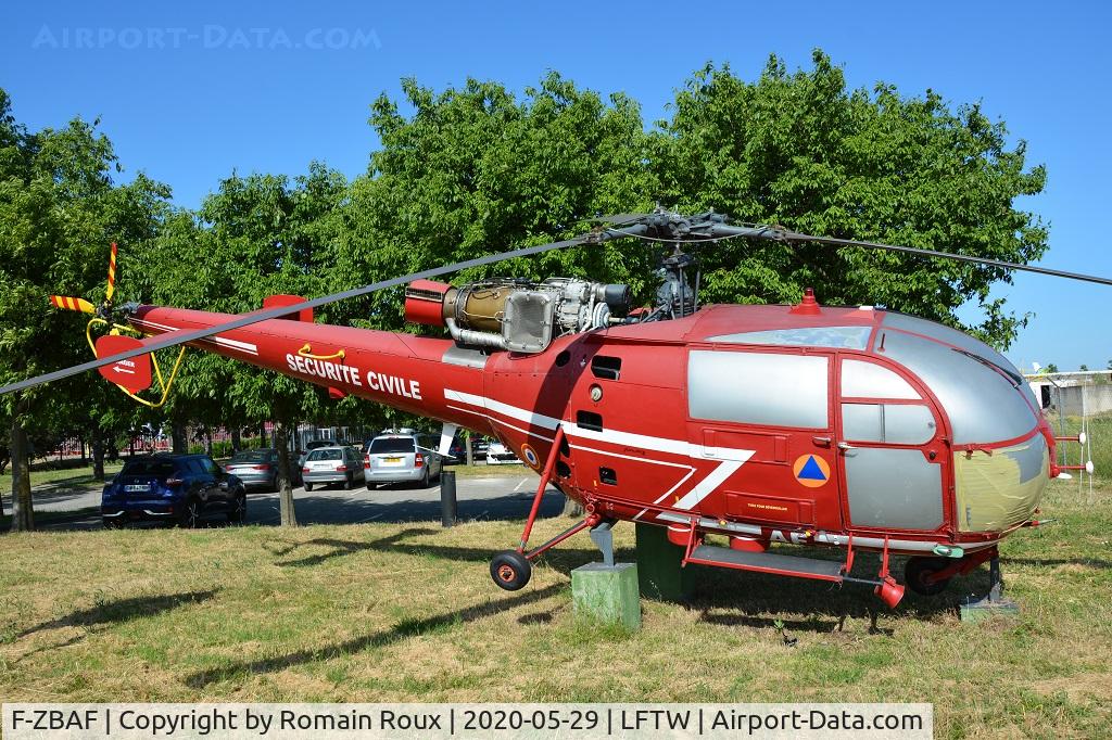 F-ZBAF, Sud SE-3160 Alouette III C/N 1075, Parked