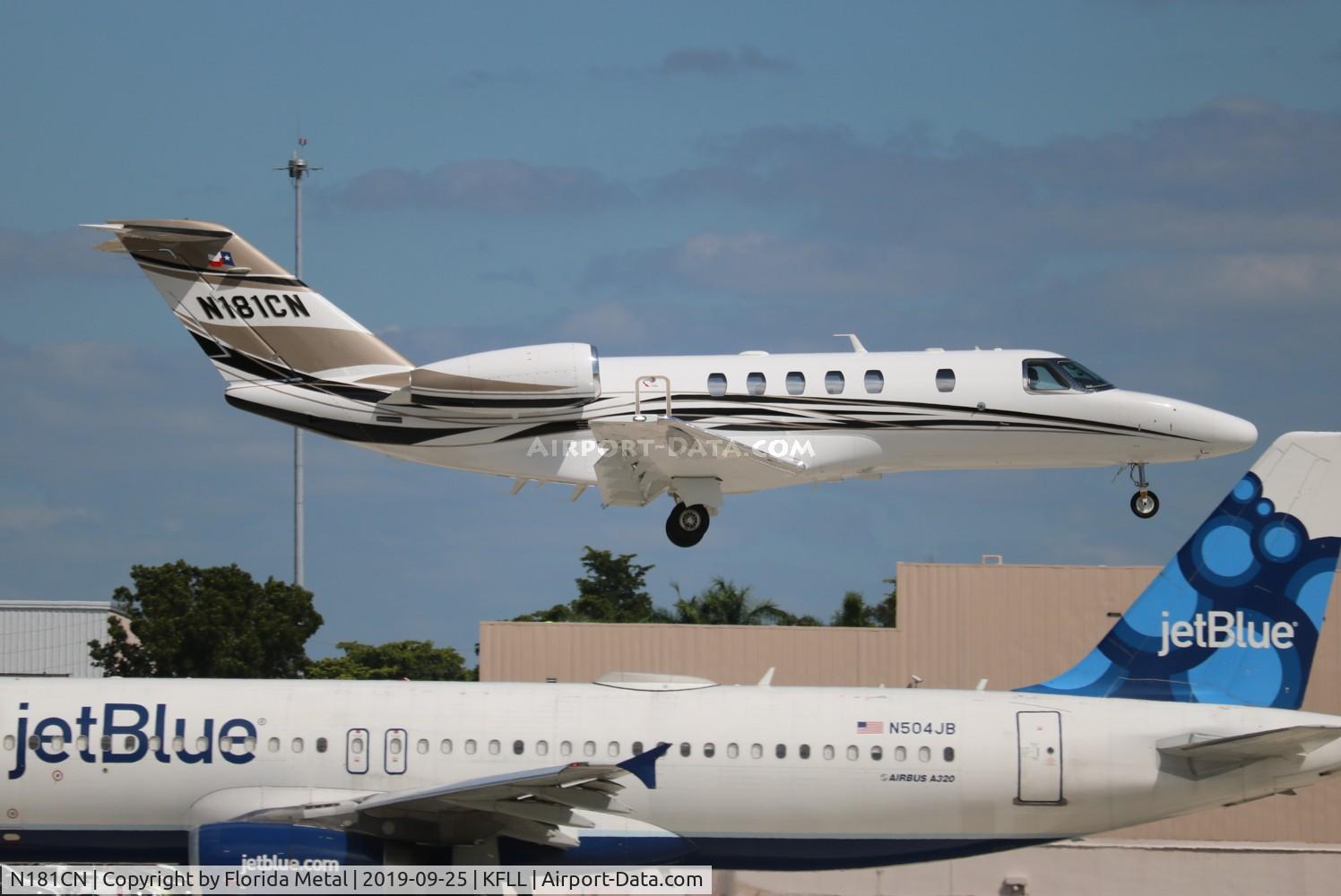 N181CN, 2011 Cessna 525C CitationJet CJ4 C/N 525C-0040, FLL 2019