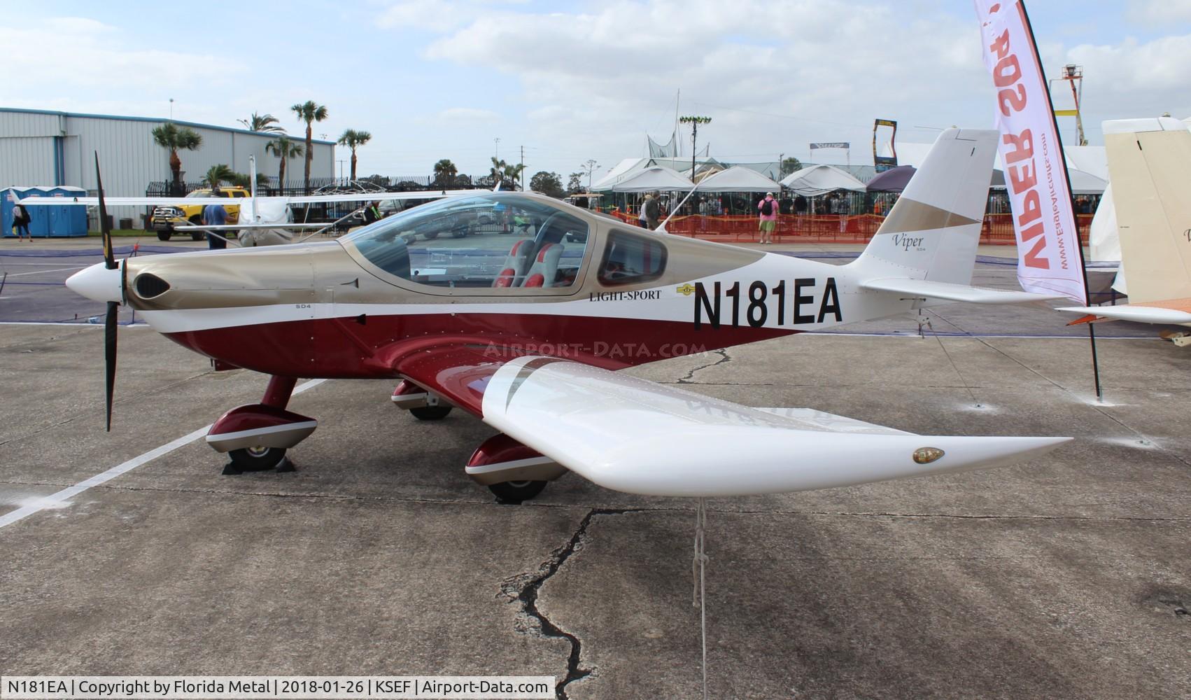 N181EA, 2016 Tomark Aero Viper SD-4 C/N 0081, SEF 2018