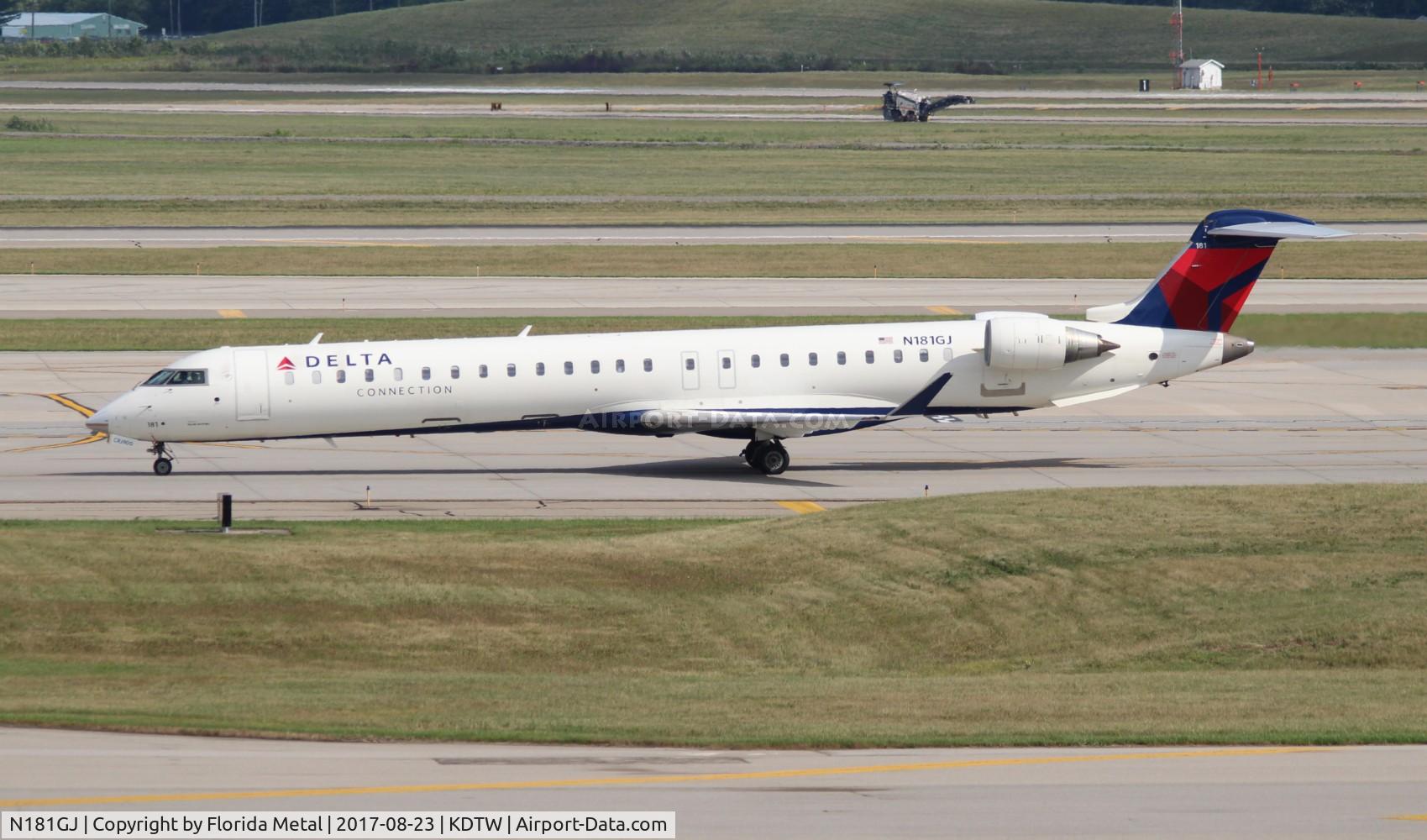 N181GJ, 2008 Bombardier CRJ-900 (CL-600-2D24) C/N 15204, DTW 2017